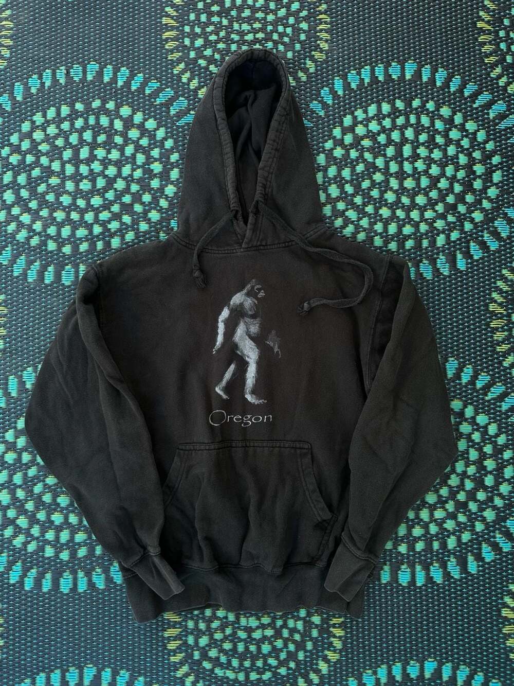 Oregon Bigfoot Hoodie Black